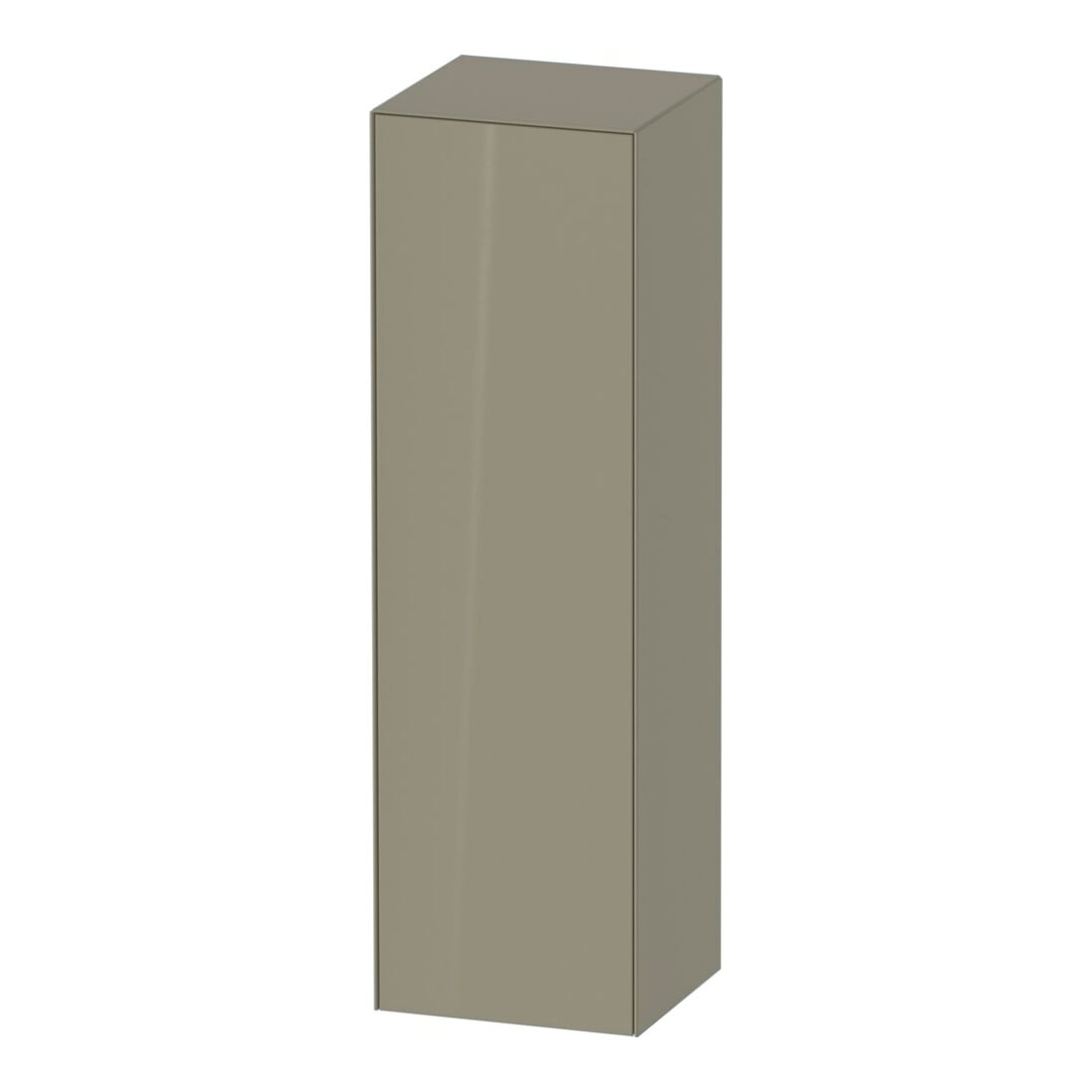 Duravit Armoire semi-haute White Tulip 40x36x132 cm, 1 porte, à droite, gris pierre brillant