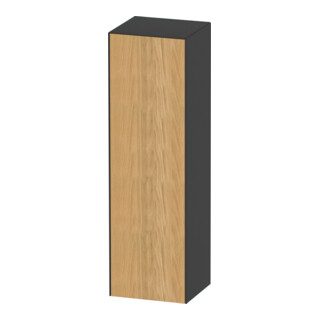 Duravit Armoire semi-haute White Tulip 40x36x132 cm, 1 porte, à gauche, gris mat E N