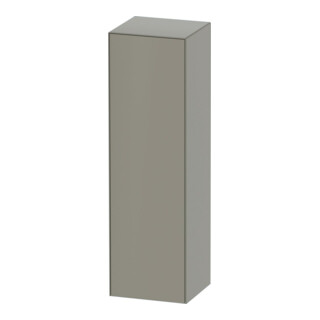 Duravit Armoire semi-haute White Tulip 40x36x132 cm, 1 porte, à gauche, gris pierre mat