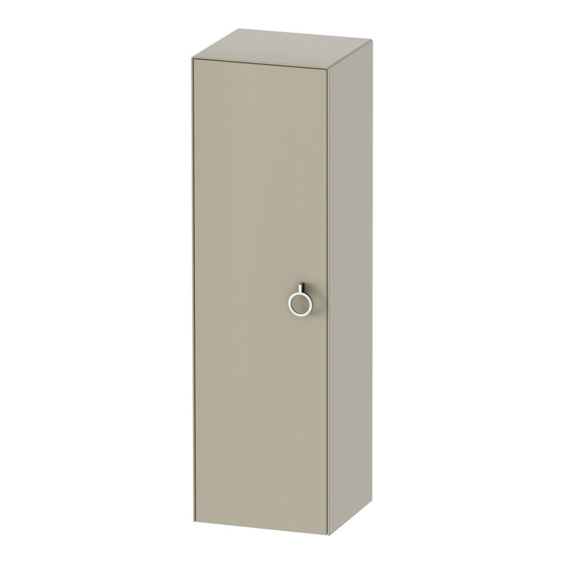 Duravit Armoire semi-haute White Tulip 40x36x132 cm, 1 porte avec poignée, à gauche, taupe mat