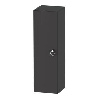 Duravit Armoire semi-haute White Tulip 40x36x132 cm, 1 porte, gauche, graphite satin mat