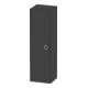 Duravit Armoire semi-haute White Tulip 40x36x132 cm, 1 porte, gauche, graphite satin mat-1