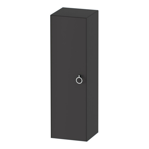 Duravit Armoire semi-haute White Tulip 40x36x132 cm, 1 porte, gauche, graphite satin mat