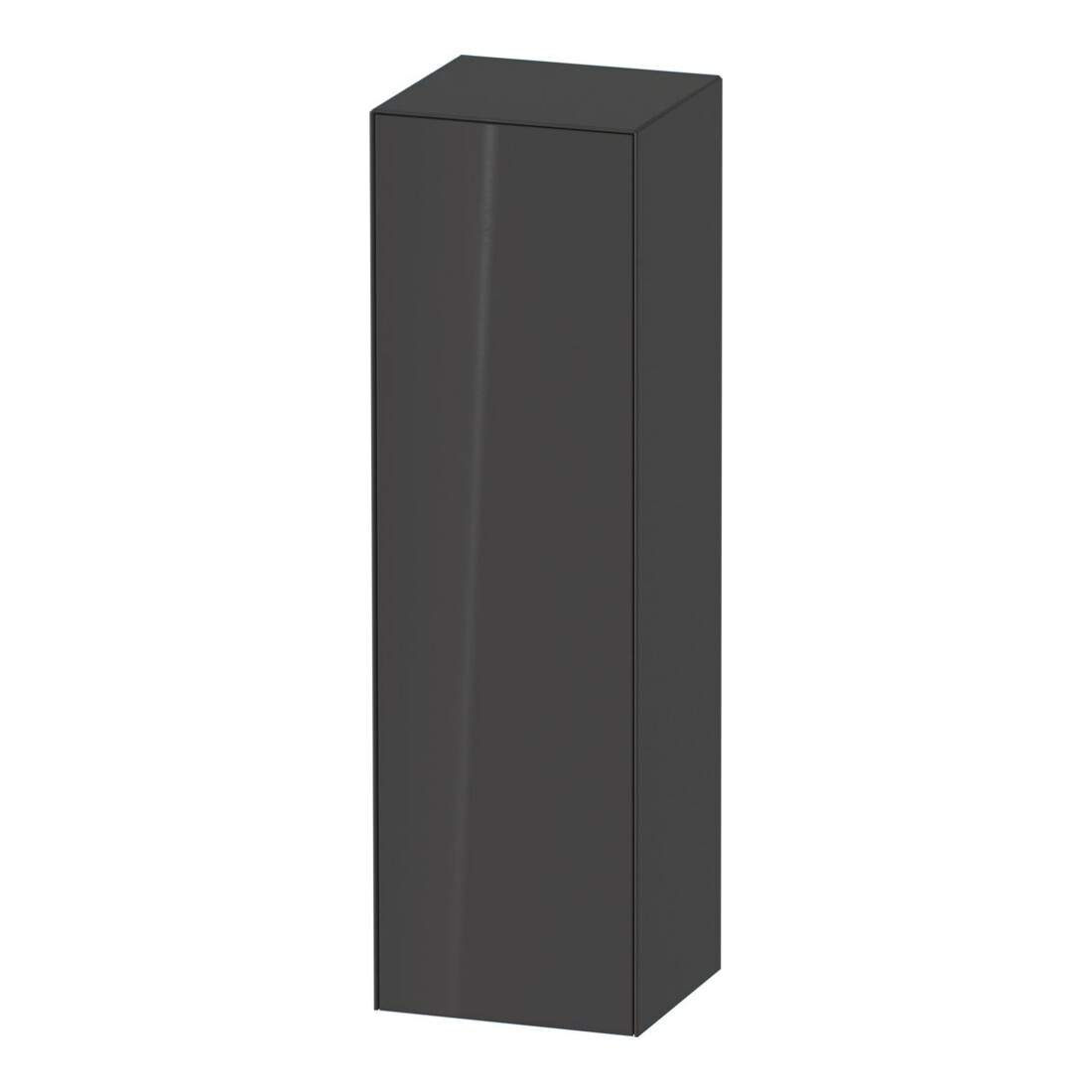 Duravit Armoire semi-haute White Tulip 40x36x132 cm, 1 porte, raccord à droite, graph hgl