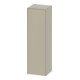 Duravit Armoire semi-haute White Tulip 40x36x132 cm, 1 porte, raccord à droite, taupe mat-1