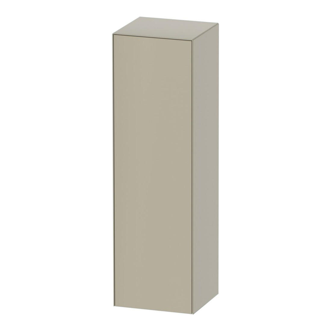 Duravit Armoire semi-haute White Tulip 40x36x132 cm, 1 porte, raccord à droite, taupe mat