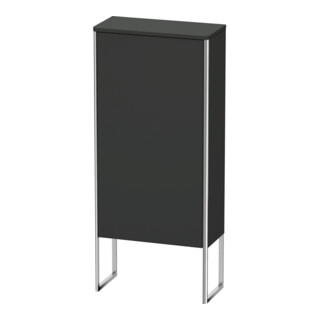 Duravit Armoire semi-haute XSquare 50x23,6x113,6 cm, st, porte gauche, graphite mat