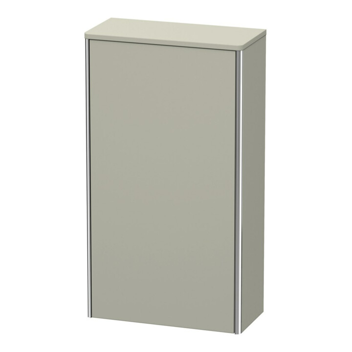 Duravit Armoire semi-haute XSquare 50x23,6x89,6 cm, P. dr., Taupe satinée