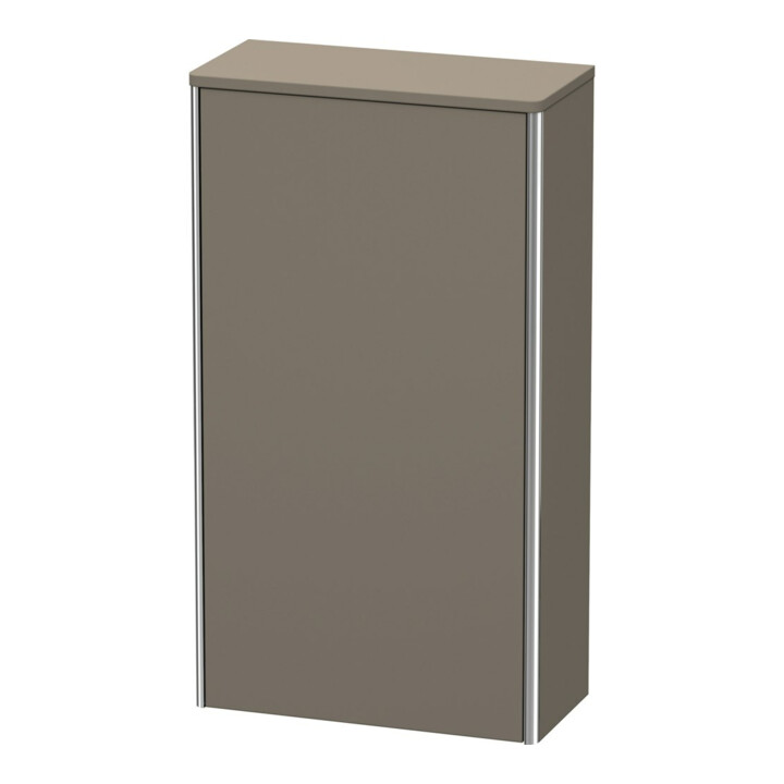 Duravit Armoire semi-haute XSquare 50x23,6x89,6 cm, P. g., façade gris mat s-matt