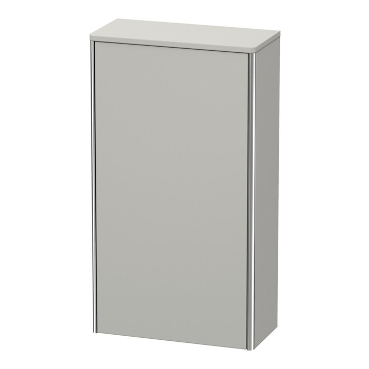 Duravit Armoire semi-haute XSquare 50x23,6x89,6 cm, P. gauche, gris béton mat