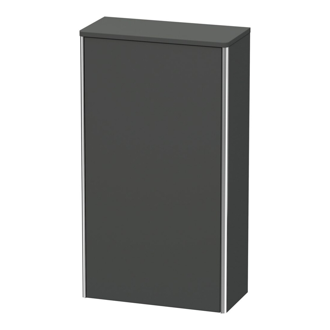 Duravit Armoire semi-haute XSquare 50x23,6x89,6 cm, porte à gauche, graphite mat