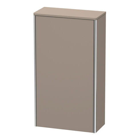 Duravit Armoire semi-haute XSquare 50x23,6x89,6 cm, porte droite, basalte mat
