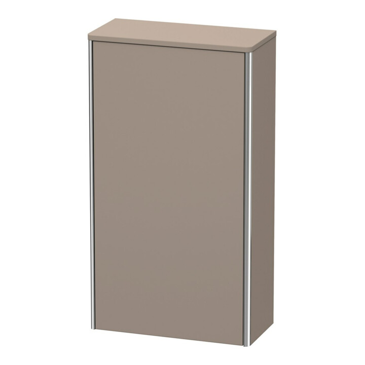 Duravit Armoire semi-haute XSquare 50x23,6x89,6 cm, porte droite, basalte mat