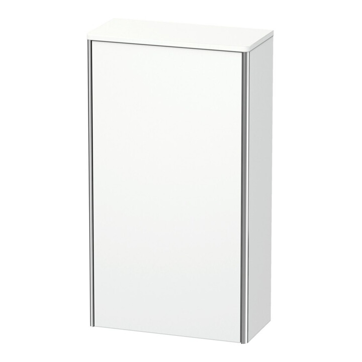 Duravit Armoire semi-haute XSquare 50x23,6x89,6 cm, porte droite, blanc mat