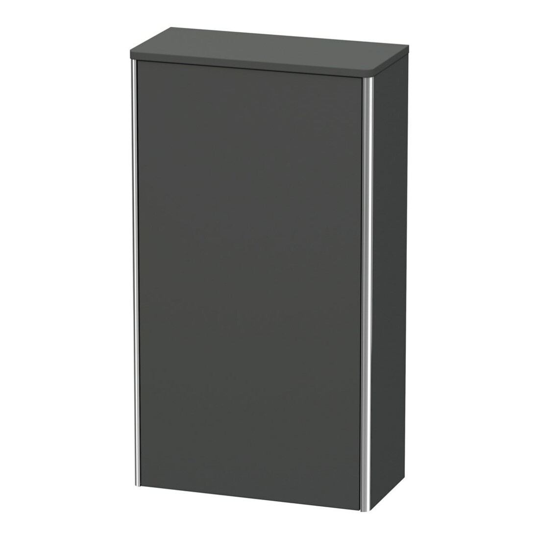 Duravit Armoire semi-haute XSquare 50x23,6x89,6 cm, porte droite, graphite mat