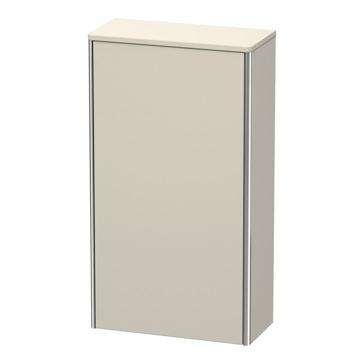 Duravit Armoire semi-haute XSquare 50x23,6x89,6 cm, porte droite, taupe