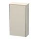 Duravit Armoire semi-haute XSquare 50x23,6x89,6 cm, porte gauche, taupe-3