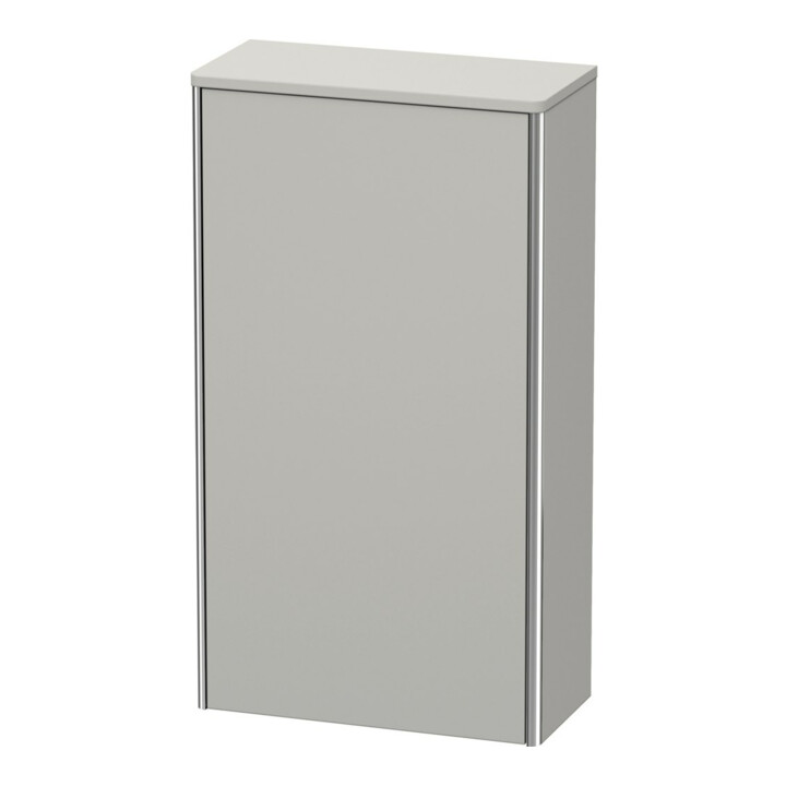 Duravit Armoire semi-haute XSquare 50x23,6x89,6 cm, prof. droite, béton gris mat
