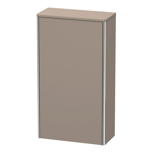 Duravit Armoire semi-haute XSquare 50x23,6x89,6cm, porte gauche, basalte mat