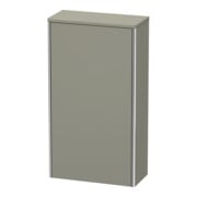 Duravit Armoire semi-haute XSquare 50x23,6x89,6cm, porte gauche, gris pierre mat-4