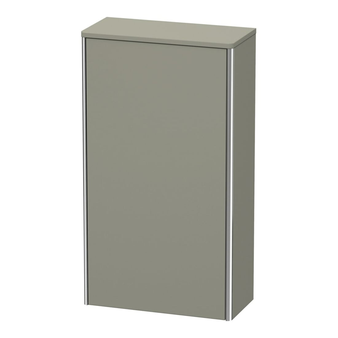 Duravit Armoire semi-haute XSquare 50x23,6x89,6cm, porte gauche, gris pierre mat