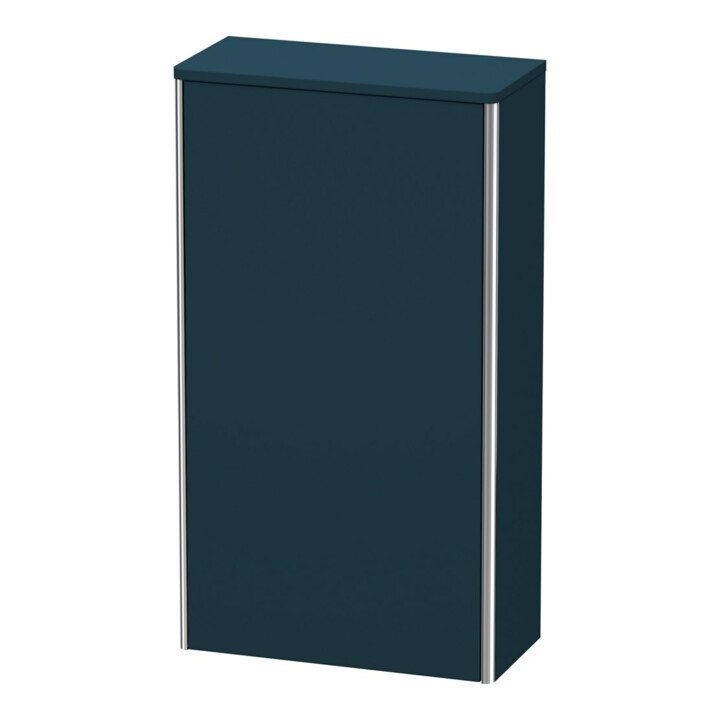 Duravit Armoire semi-haute XSquare 50x23,6x89,6cm, prof. gauche, bleu satiné