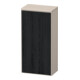 Duravit Armoire semi-haute Zencha 40x24x81,9 cm, 1 porte, à droite, noir/taupe mat-1