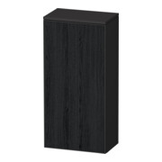 Duravit Armoire semi-haute Zencha 40x24x81,9 cm, 1 porte, à gauche, noir/gris mat