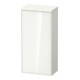 Duravit Armoire semi-haute Zencha 40x24x81,9 cm, 1 porte, à gauche, verre blanc/blanc mat-1