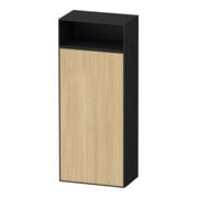 Duravit Armoire semi-haute Zencha 40x24x96,1 cm, 1 porte, à gauche, E nat/grap mat