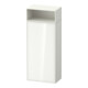 Duravit Armoire semi-haute Zencha 40x24x96,1 cm, 1 porte, à gauche, verre blanc/blanc mat-1