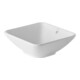 Duravit Aufsatzwaschbecken Bacino 42x42cm, o. HL u. HLB, m Überlauf, weiß-3