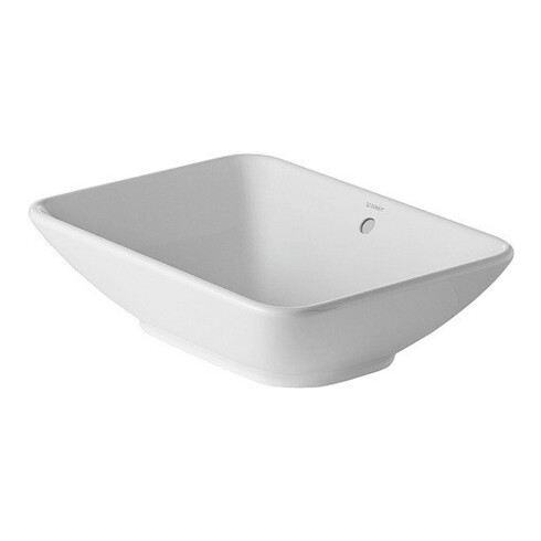 Duravit Aufsatzwaschbecken Bacino 55x42cm, o. HL u. HLB, m Überlauf, weiß