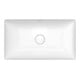 Duravit Aufsatzbecken geschliffen DuraSquare 60x34,5cm, o. HL, ÜL, Hahnlochbank, weiß