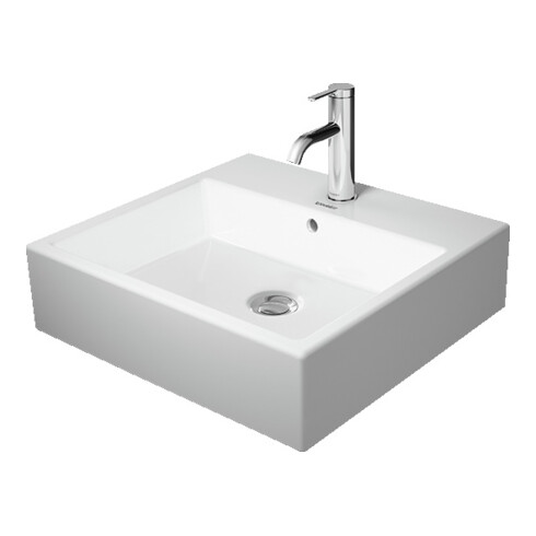 Duravit Aufsatzbecken geschliffen Vero Air 50x47cm, m ÜL, HLB, ohne Hahnloch, weiß