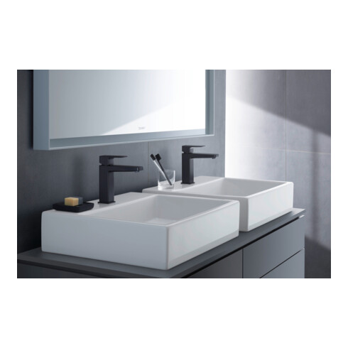 Duravit Aufsatzbecken geschliffen Vero Air 50x47cm, o. ÜL, m HLB, m Hahnloch, weiß