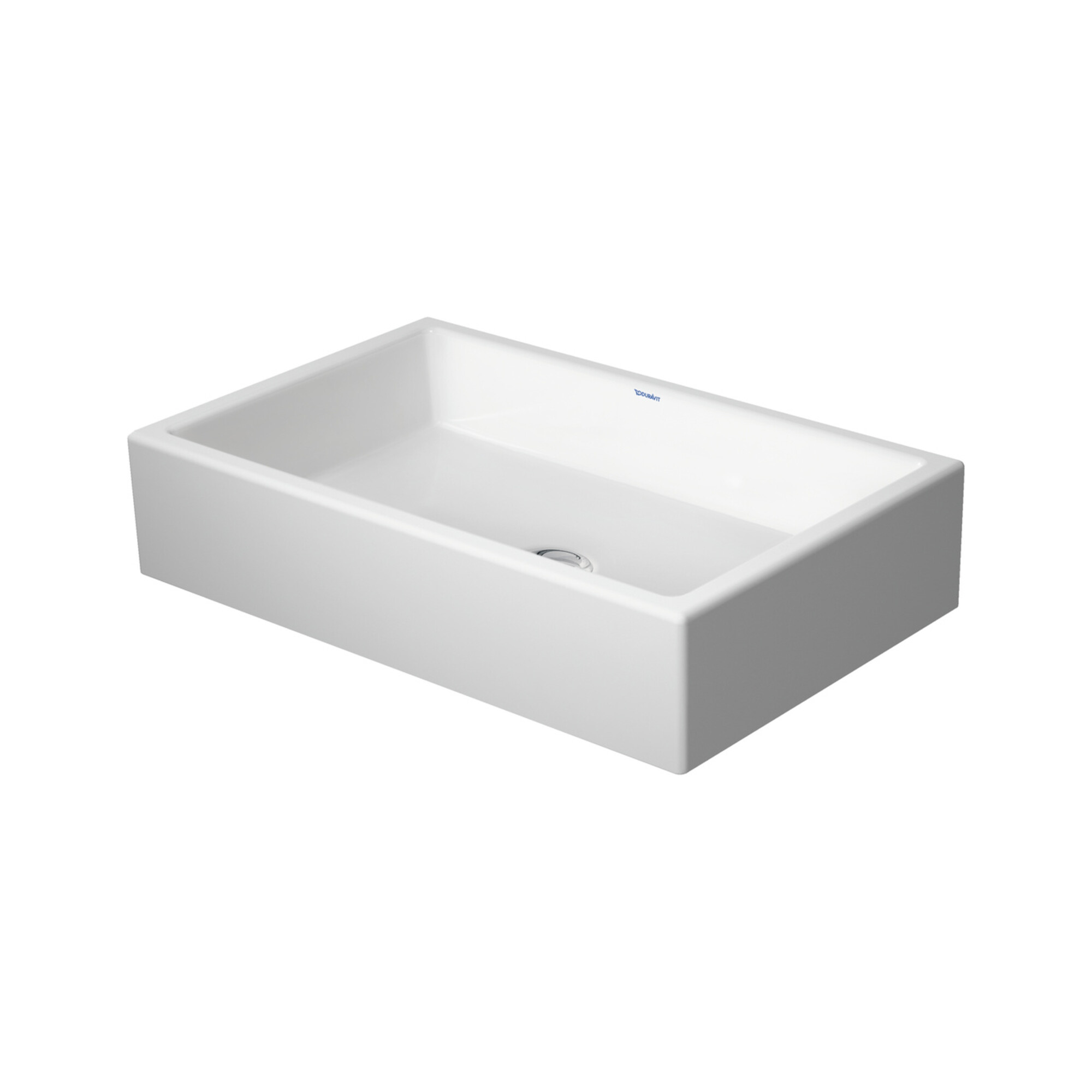 Duravit Aufsatzbecken geschliffen Vero Air o. HL, ÜL, Hahnlochbank, 60x38cm, weiß