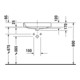 Duravit Aufsatzwaschtisch Happy D.2 60x46cm, geschli., m HL, ÜL, HLB, we WG-4