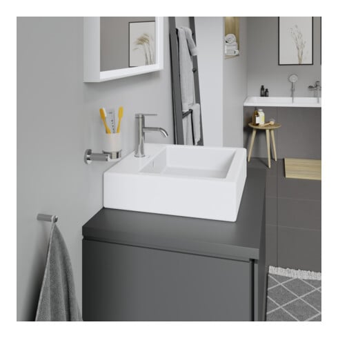 Duravit Aufsatzbecken Vero 50x47cm, geschli., m HL, ÜL, HLB, weiß
