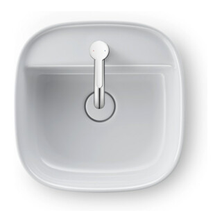 Duravit Aufsatzbecken Zencha 42x42cm, m HL, HLB, o. ÜL, geschli., we