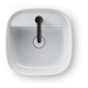 Duravit Aufsatzbecken Zencha 42x42cm, m L, HLB, o Ü, geschli., we, WG-2