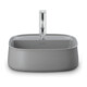 Duravit Aufsatzbecken Zencha 42x42cm, m L, HLB, o Ü, gs, gr s-matt-5