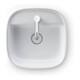 Duravit Aufsatzbecken Zencha 42x42cm, m L, HLB, o Ü, gs, w s-matt, WG-5