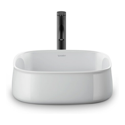 Duravit Aufsatzbecken Zencha 42x42cm, o. HL, ÜL, HLB, geschli., weiß