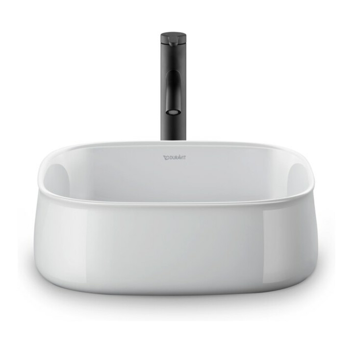 Duravit Aufsatzbecken Zencha 42x42cm, o. HL, ÜL, HLB, geschli., weiß