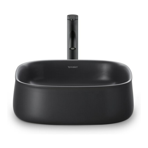 Duravit Aufsatzbecken Zencha 42x42cm, o L, Ü, HLB, gs, anthr. ma