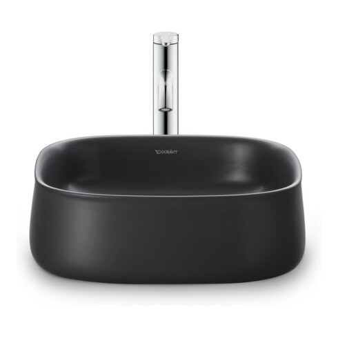 Duravit Aufsatzbecken Zencha 42x42cm, o L, Ü, HLB, gs, anthr. ma