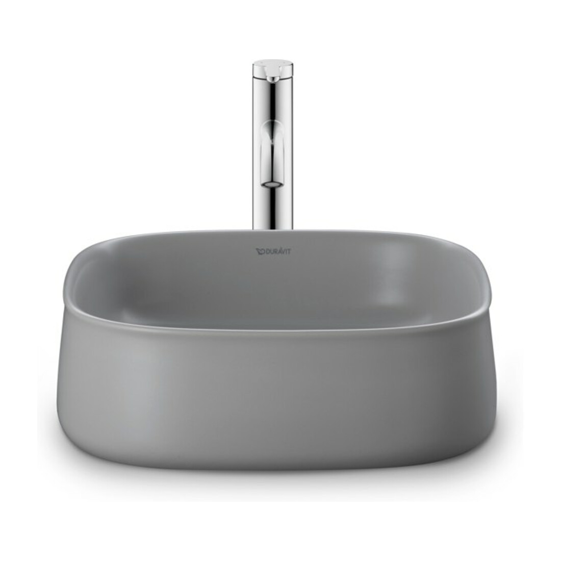 Duravit Aufsatzbecken Zencha 42x42cm, o L, Ü, HLB, gs, gr s-matt