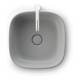 Duravit Aufsatzbecken Zencha 42x42cm, o L, Ü, HLB, gs, gr s-matt, WG-1
