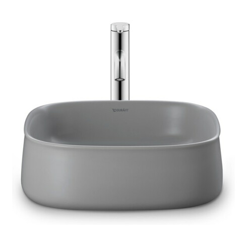 Duravit Aufsatzbecken Zencha 42x42cm, o L, Ü, HLB, gs, gr s-matt, WG